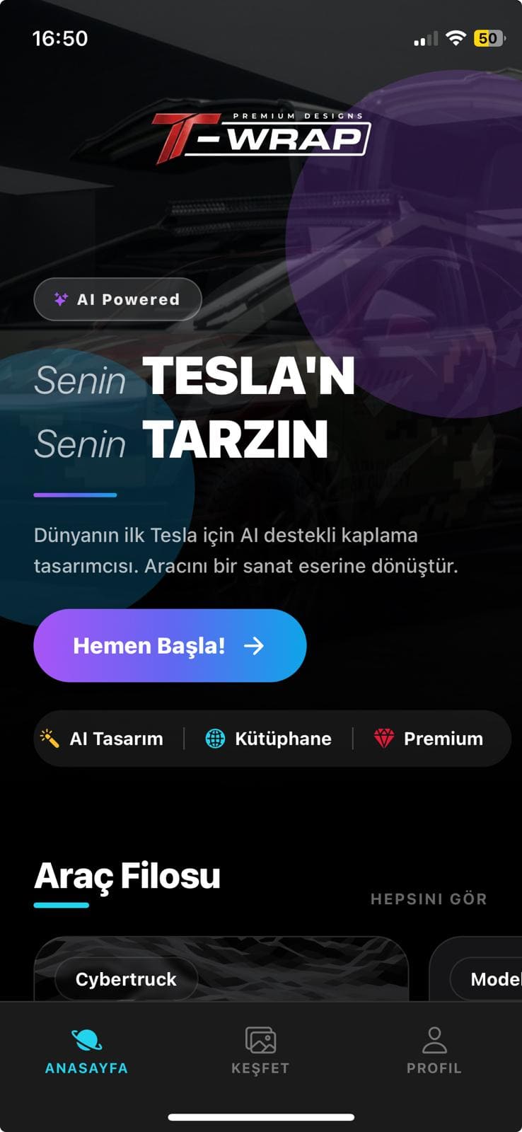 T-Wrap AI Screenshot